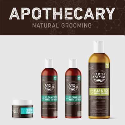 Apothecary Clean Ears Natural Grooming Herbal Ear Wash Cleanser for Dogs & Cats, 4-fl oz bottle