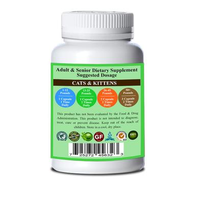 SERENITY ZEN - Anxiety, Stress, Relaxation & Multi-Systems Calming Support* Cat Supplement, 150 count