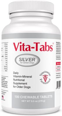 Silver Liver Flavored Multivitamin for Senior Dogs, 100 count