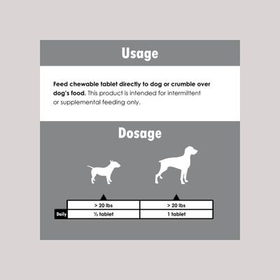 Silver Liver Flavored Multivitamin for Senior Dogs, 100 count