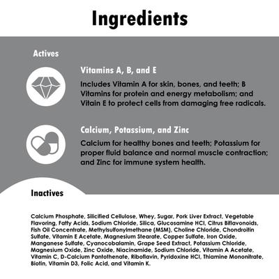 Silver Liver Flavored Multivitamin for Senior Dogs, 100 count