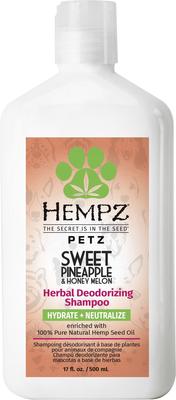 Deodorizing Dog Shampoo, Sweet Pineapple Honey Melon Scent, 17-fl oz bottle