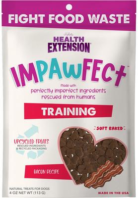 Impawfect Bacon Flavored Soft & Chewy Training Dog Treats, 4-oz bag