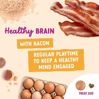 Impawfect Bacon Flavored Soft & Chewy Training Dog Treats, 4-oz bag