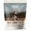 Premios liofilizados para perros de hígado de bisonte sin cereales, bolsa de 4 oz