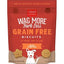 Golosinas crujientes para perros Wag More Bark Less sin cereales, sabores variados, bolsa de 2.5 lb