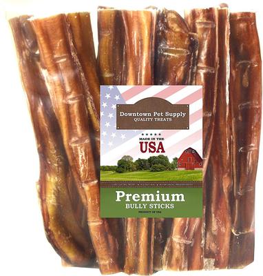 12" Premium Bully Stick Dog Treats, 5 count