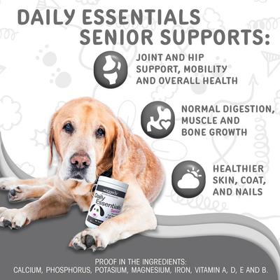 Daily Essentials Multivitamin Senior Dog Supplement, 60 count