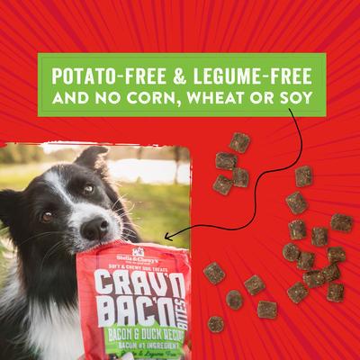Crav'n Bac'n Bites Bacon & Duck Recipe Dog Treats, 8.25-oz bag