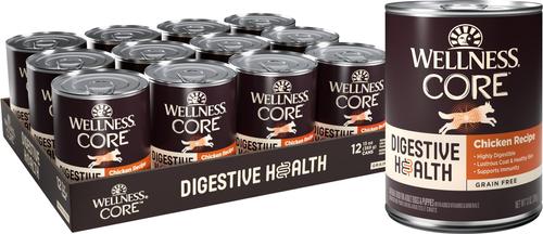 Bundle: Health Condition - Wellness Digestive Health Chews, Digestive Health Dry Food, Digestive Health Wet Dog Food