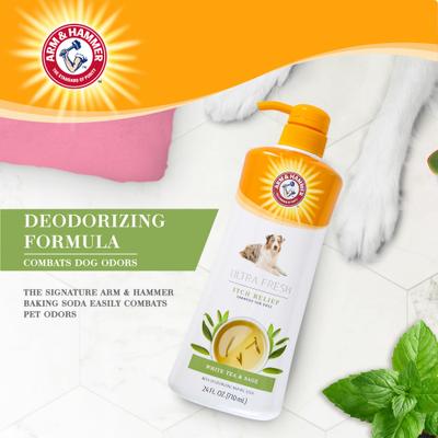 Ultra Fresh Itch Relief with Oatmeal & Aloe Value Size with Pump Dog Shampoo, 24-fl oz bottle