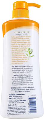 Ultra Fresh Itch Relief with Oatmeal & Aloe Value Size with Pump Dog Shampoo, 24-fl oz bottle