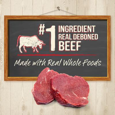 Purrfect Bistro Bon Appetits - Alimento para gatos adultos con trozos de carne de res sin cereales en salsa, 85 g (paquete de 24)