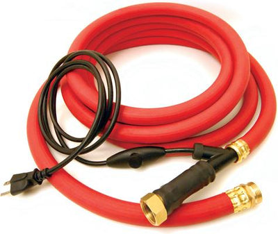 Thermo-Hose Heated Rubber Water Hose, 20-ft