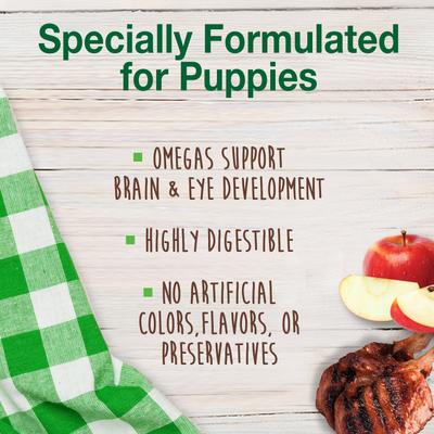 Golosinas de hueso para perro Healthy Edibles de larga duración con sabor a cordero y manzana, tamaño pequeño (4 unidades)
