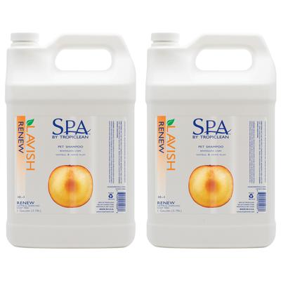 Spa Renew Oatmeal Dog & Cat Shampoo, Luscious Sweet Plum & Peaches Scent, 16-fl oz bottle