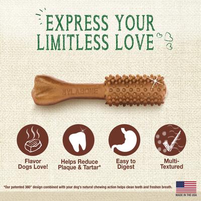 Nutri Dent Filet Mignon Flavored Dog Dental Chews, Small, 28 count