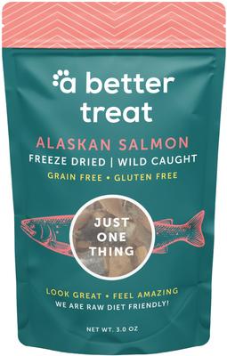Freeze-Dried Wild Caught Salmon Dog & Cat Treat, 3-oz bag