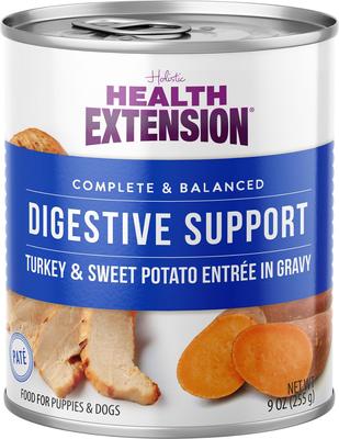 Digestive Support Turkey & Sweet Potato Entrée in Gravy Dog Food, 9-oz can, case of 12