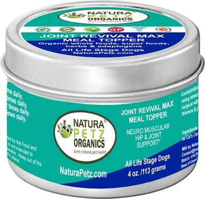 JOINT REVIVAL MAX MASTER BLEND MEAL TOPPER* Neuro Muscular Hip & Joint Support* Dog Supplement, 4-oz jar