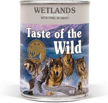 Bundle: Taste of the Wild Wetlands Grain-Free Dry + Canned Dog Food