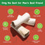 5 to 6-in Stuffed Marrow Bone Filled with Peanut Butter Flavor Dog Bone, Large