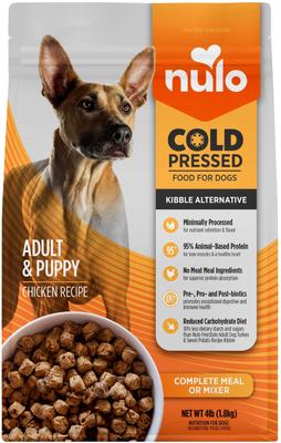 Cold Pressed Puppy & Adult Grain-Free Chicken Recipe Dry Dog Food, 4-lb bag