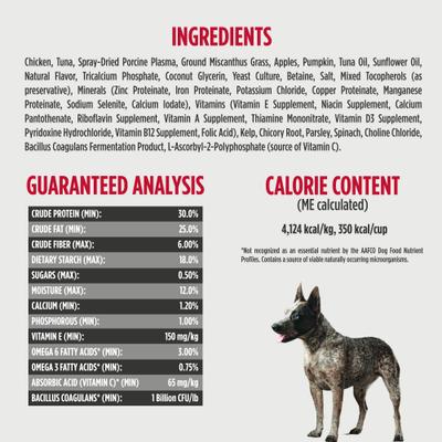 Cold Pressed Puppy & Adult Grain-Free Chicken Recipe Dry Dog Food, 4-lb bag