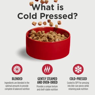 Nulo, Cold Pressed Adult & Puppy, alimento prensado en frío alto en proteína para perros, varios sabores, 998 g / 1.81 kg