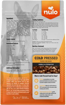 Cold Pressed Puppy & Adult Grain-Free Chicken Recipe Dry Dog Food, 4-lb bag