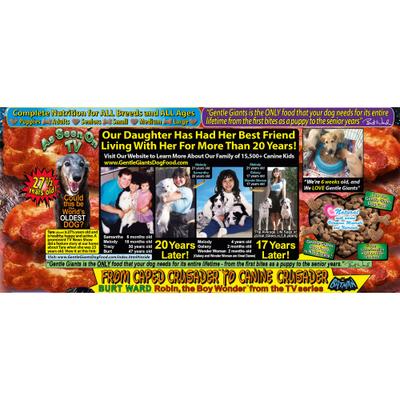 Paquete: Alimento húmedo Gentle Giants sin OMG para perros y cachorros con carne de res + Alimento seco natural sin OMG para perros y cachorros con carne de res y tocino