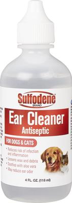 Ear Cleaner Antiseptic for Dogs & Cats, 4-oz