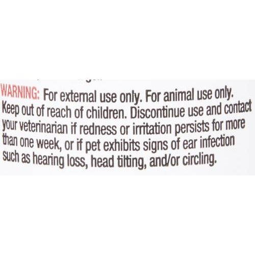 Limpiador de oídos antiséptico para perros y gatos, 4 oz