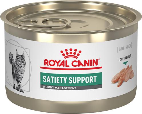 Adult Satiety Support Weight Management Loaf in Sauce Canned Cat Food, 5.1-oz, case of 24