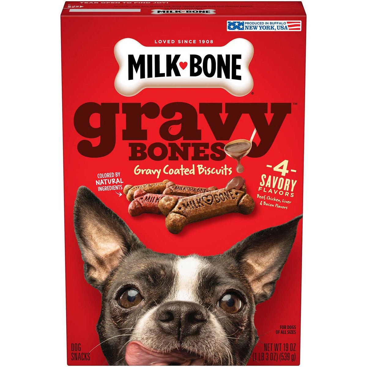 Milk-Bone GravyBones, caja de 539 g (19 oz)