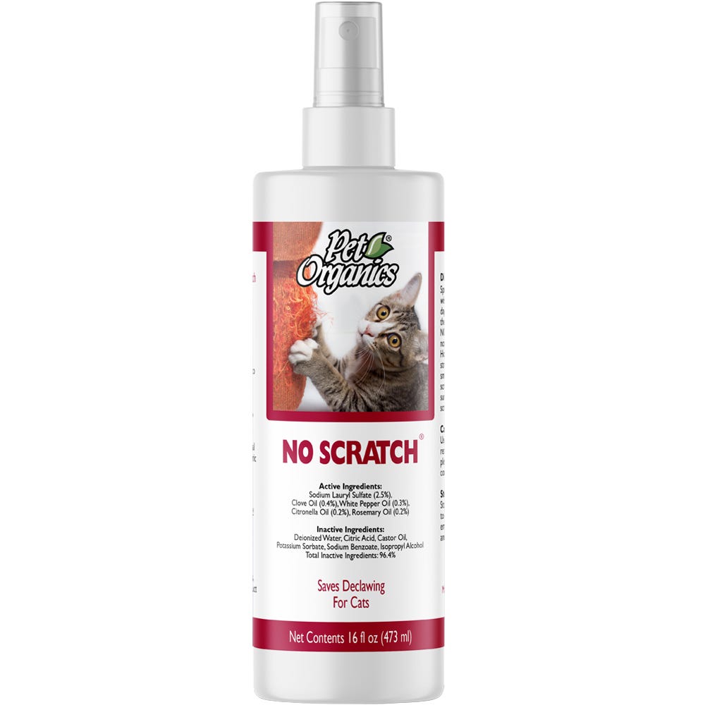 NaturVet Pet Organics No Scratch, envase 473 ml (16 fl oz)