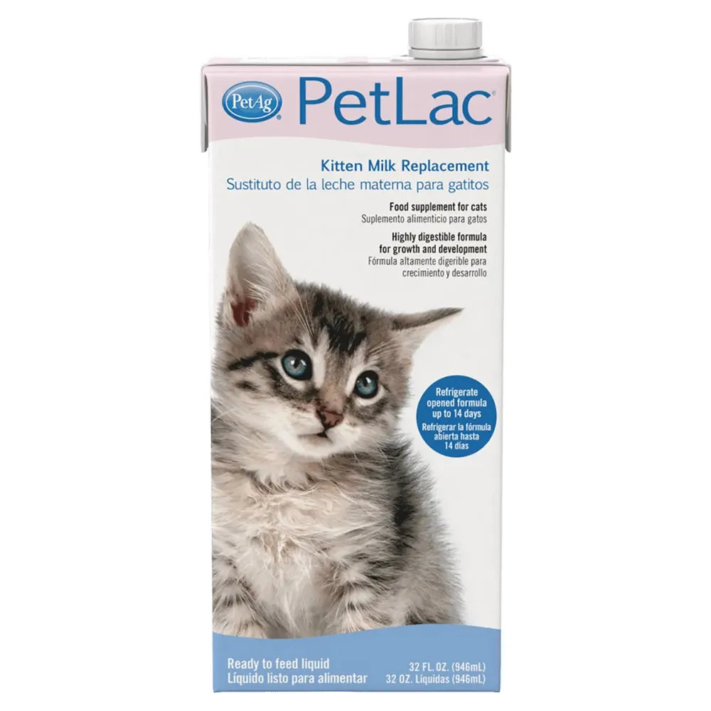 PetAg PetLac Kitten Milk Replacement Liquid 946 ml