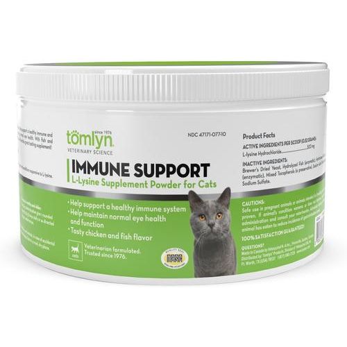 Tomlyn L-Lysine Immune Support Powder 99 g, gatos